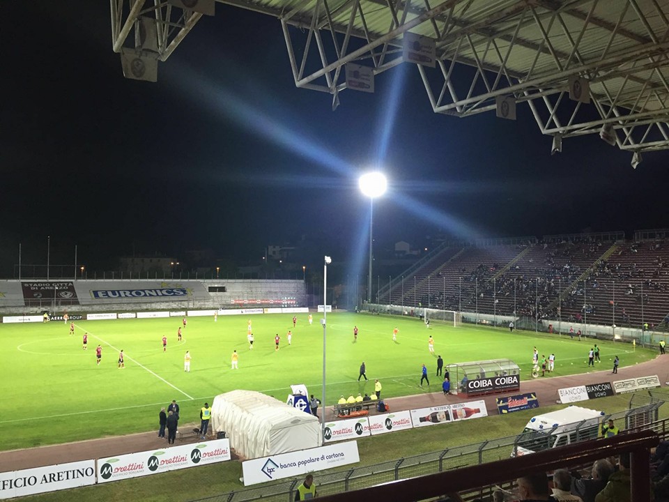 Arezzo - Pistoiese 0-3 . Videocommento di Gianni Zei